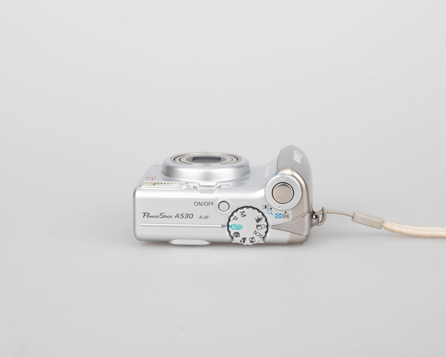 Canon Powershot A530 5MP CCD sensor digicam w/ 2GB SD (uses AA batteries; serial 3052203507)