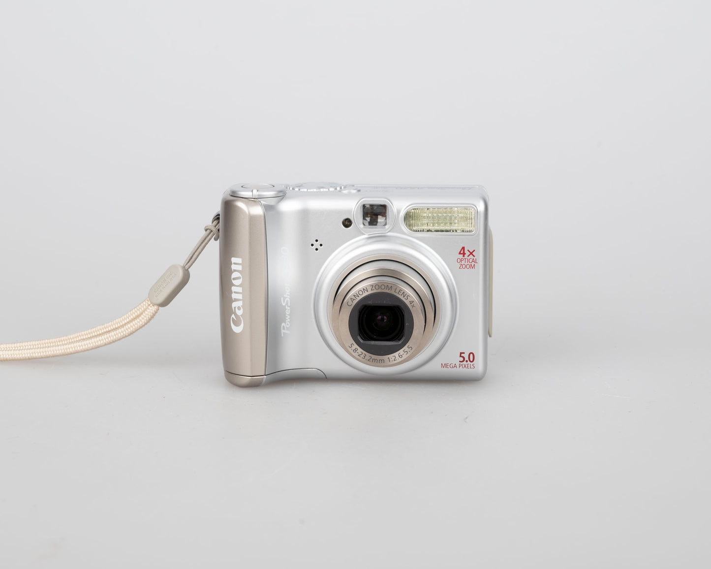 Canon Powershot A530 5MP CCD sensor digicam w/ 2GB SD (uses AA batteries; serial 3052203507)