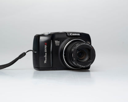 Canon PowerShot SX110 IS 9MP digicam w/ 4GB SD card (serial 855610285)