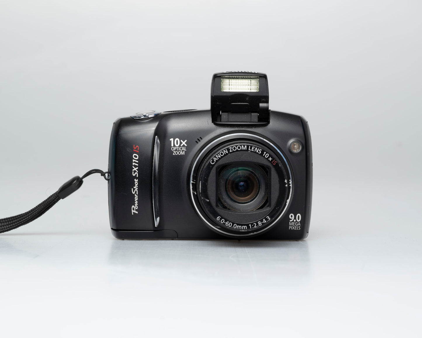 Canon PowerShot SX110 IS 9MP digicam w/ 4GB SD card (serial 855610285)
