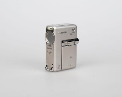 Canon Powershot TX1 digicam w/ 4GB SD card + battery + charger