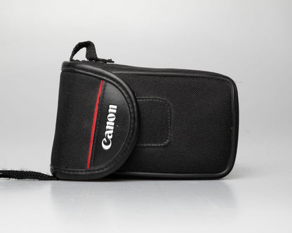 Appareil photo argentique Canon Prima Super 105 Date 35mm avec étui (numéro de série 4421072)