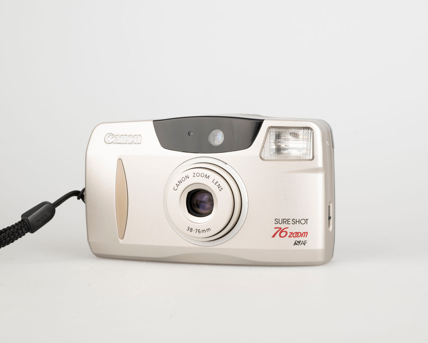 Canon Sure Shot 76 Zoom 35mm film camera w/ case + manual (serial 4663807)