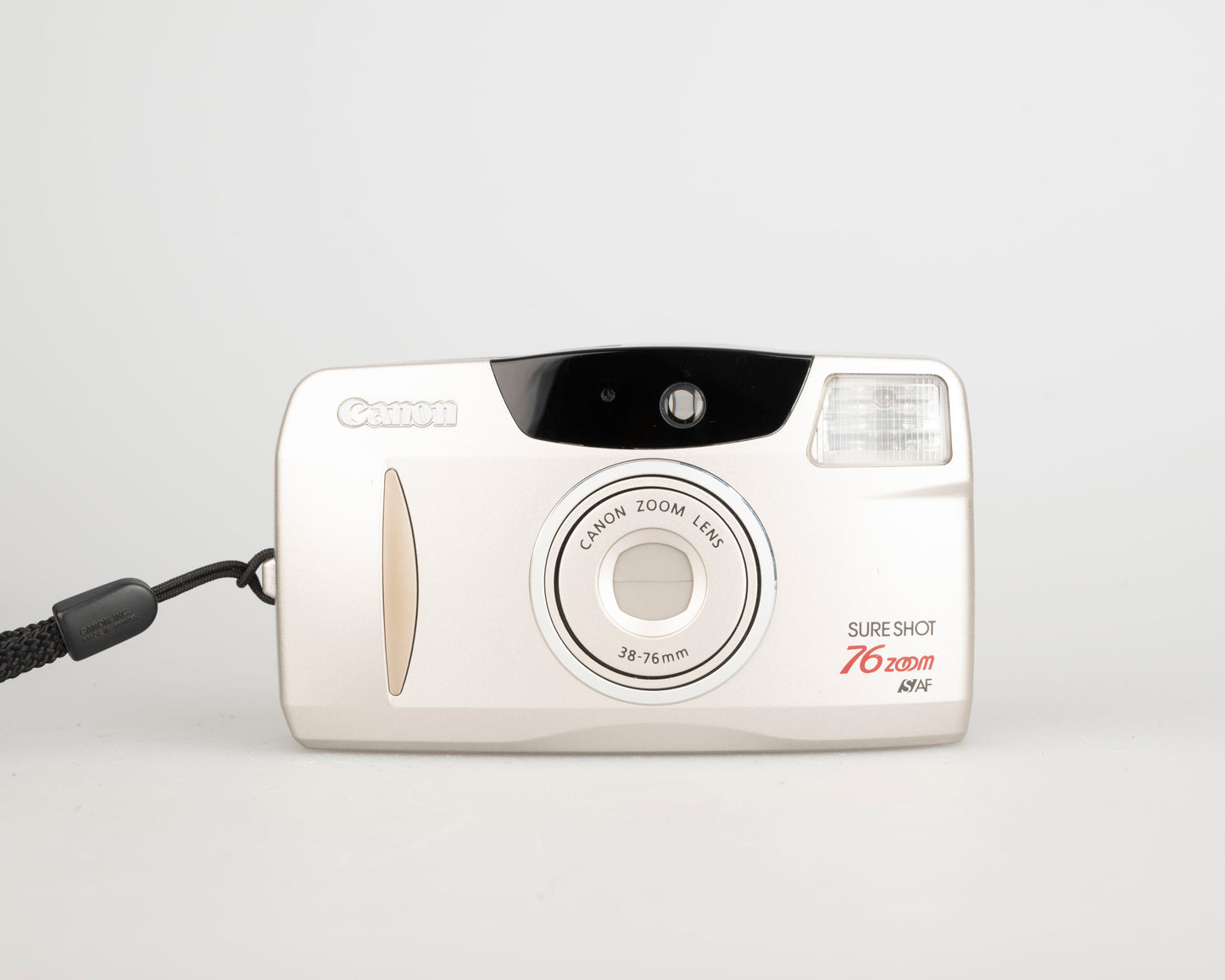 Canon Sure Shot 76 Zoom 35mm film camera w/ case + manual (serial 4663807)