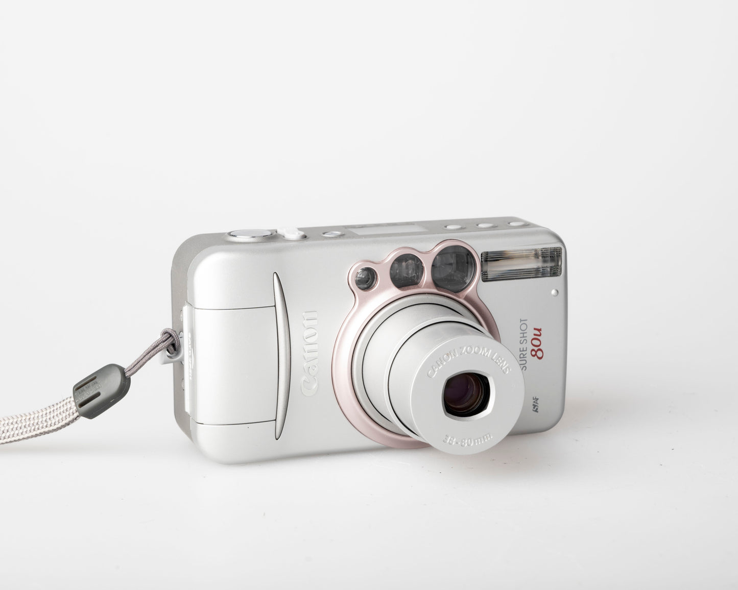 Appareil photo Canon Sure Shot 80u 35 mm avec étui (série 8021818)