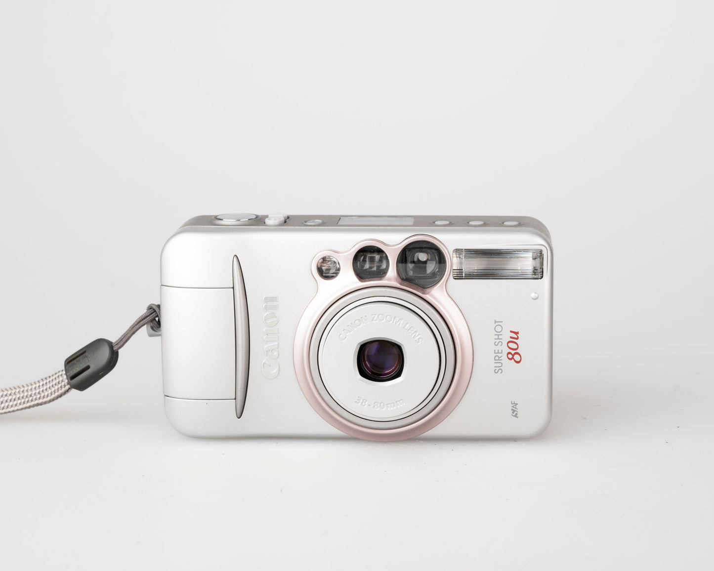 Appareil photo Canon Sure Shot 80u 35 mm avec étui (série 8021818)