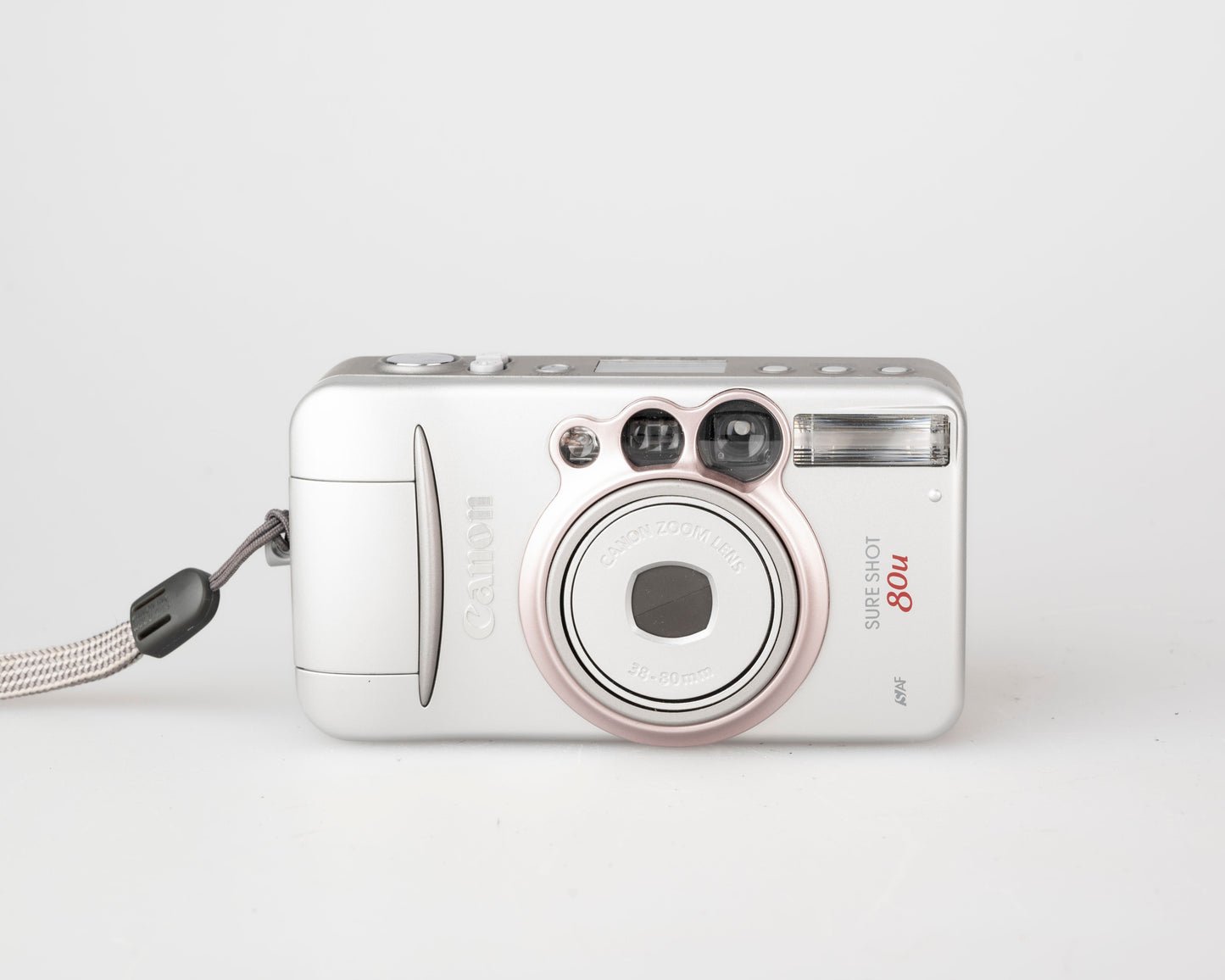 Appareil photo Canon Sure Shot 80u 35 mm avec étui (série 8021818)
