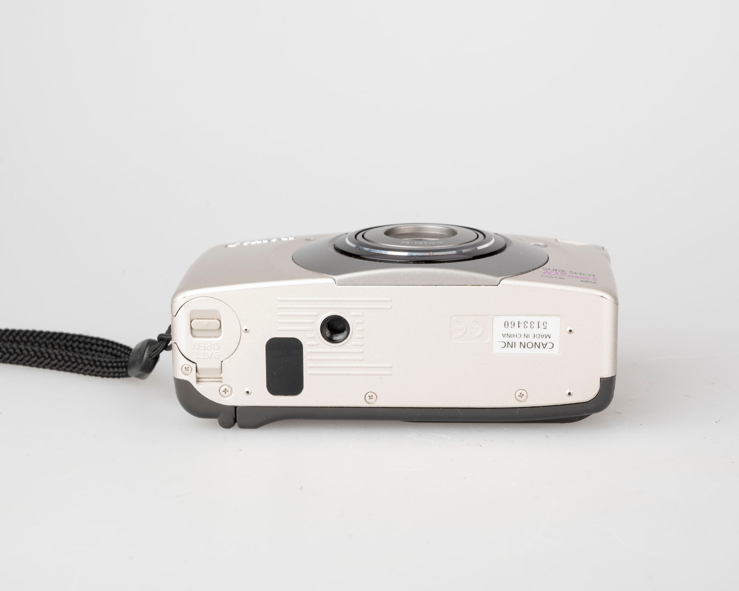 Canon Sure Shot 105 Zoom S 35mm film camera w/ case (serial 5133460)