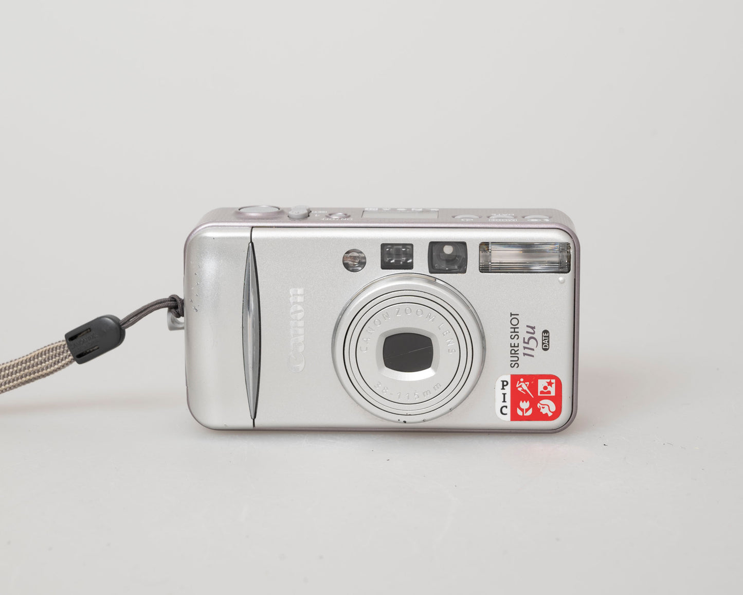 Appareil photo ultra-compact 35 mm Canon Sure Shot 115u avec étui (série 7644821)