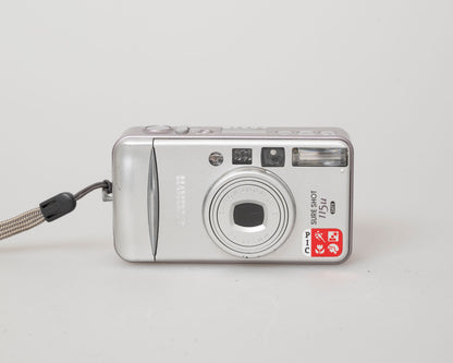 Appareil photo ultra-compact 35 mm Canon Sure Shot 115u avec étui (série 7644821)