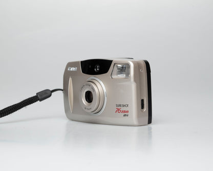Canon Sure Shot 76 Zoom 35mm film camera w/ case (serial 6300674)