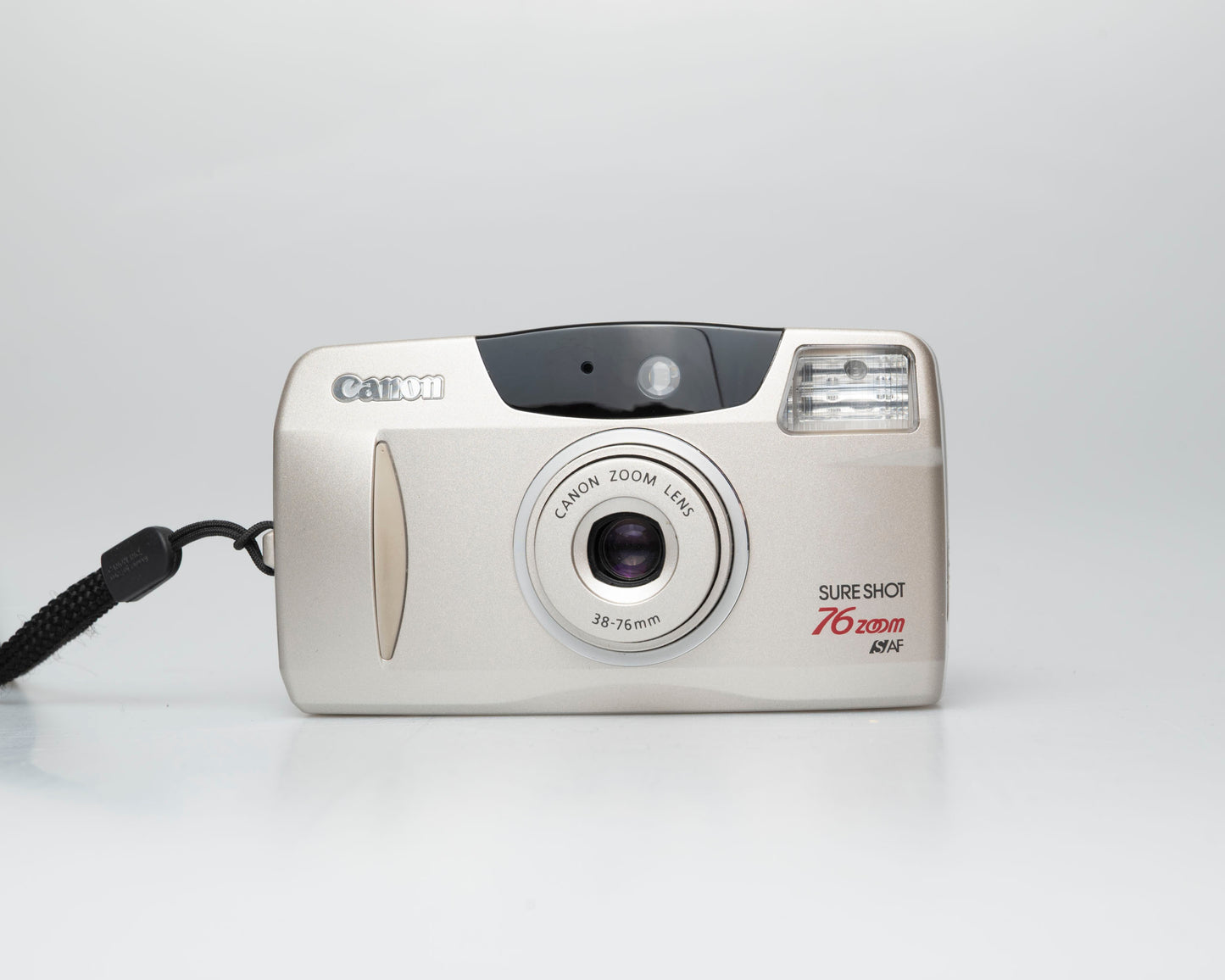 Canon Sure Shot 76 Zoom 35mm film camera w/ case (serial 6300674)