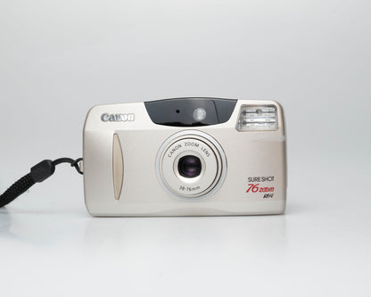Canon Sure Shot 76 Zoom 35mm film camera w/ case (serial 6300674)