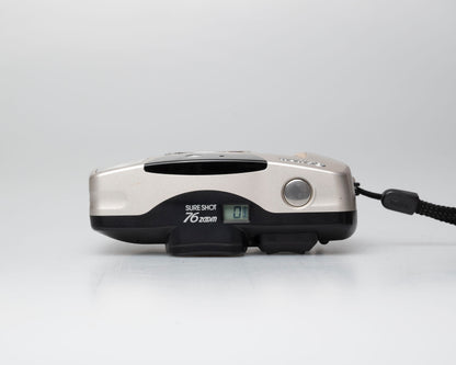 Appareil photo argentique Canon Sure Shot 76 Zoom 35mm avec étui (numéro de série 4380166)