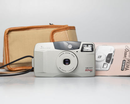 Canon Sure Shot 60 Zoom 35mm film camera w/ case (serial 47503086)