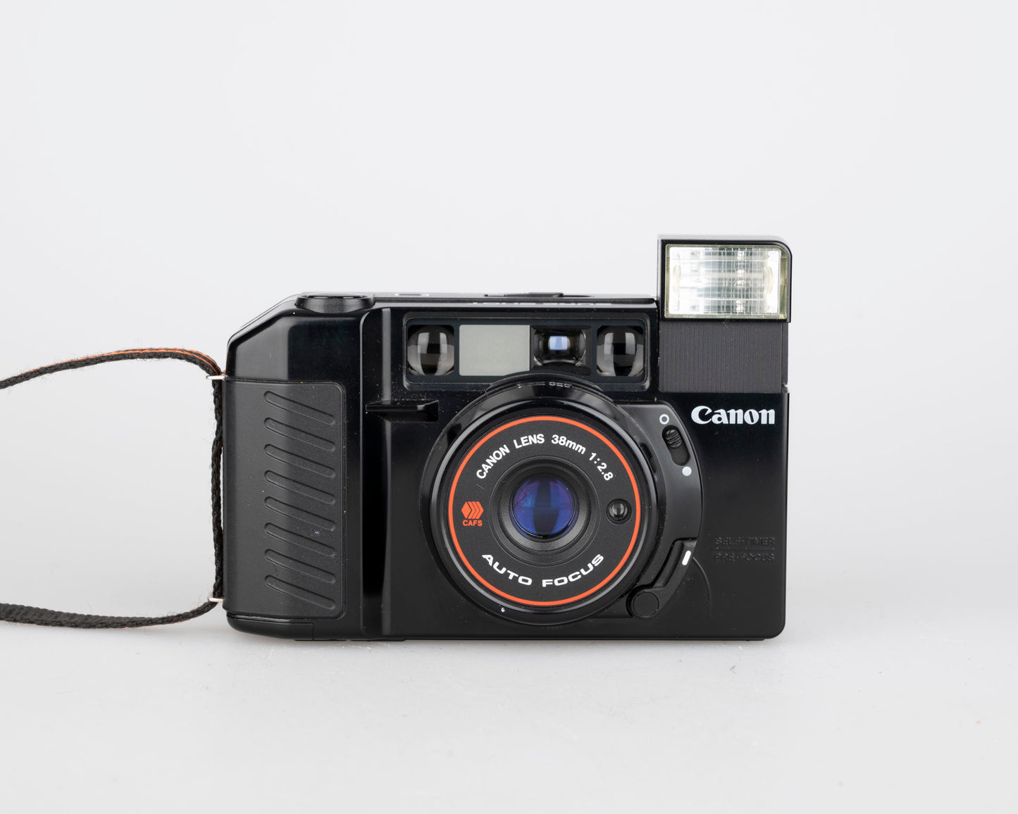 Canon Sure Shot (aka AF35M II or Autoboy 2) 35mm film point-and-shoot w/ case (serial 454680)