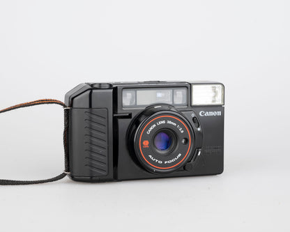 Canon Sure Shot (aka AF35M II or Autoboy 2) 35mm film point-and-shoot w/ case (serial 454680)