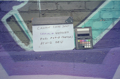 Canon Sure Shot (aka AF35M II or Autoboy 2) 35mm film point-and-shoot w/ case (serial 454680)