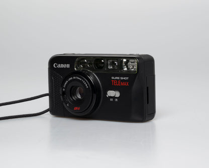 Canon Sure Shot Tele Max 35mm film camera w/ case (serial 6759851) | film🎞tested