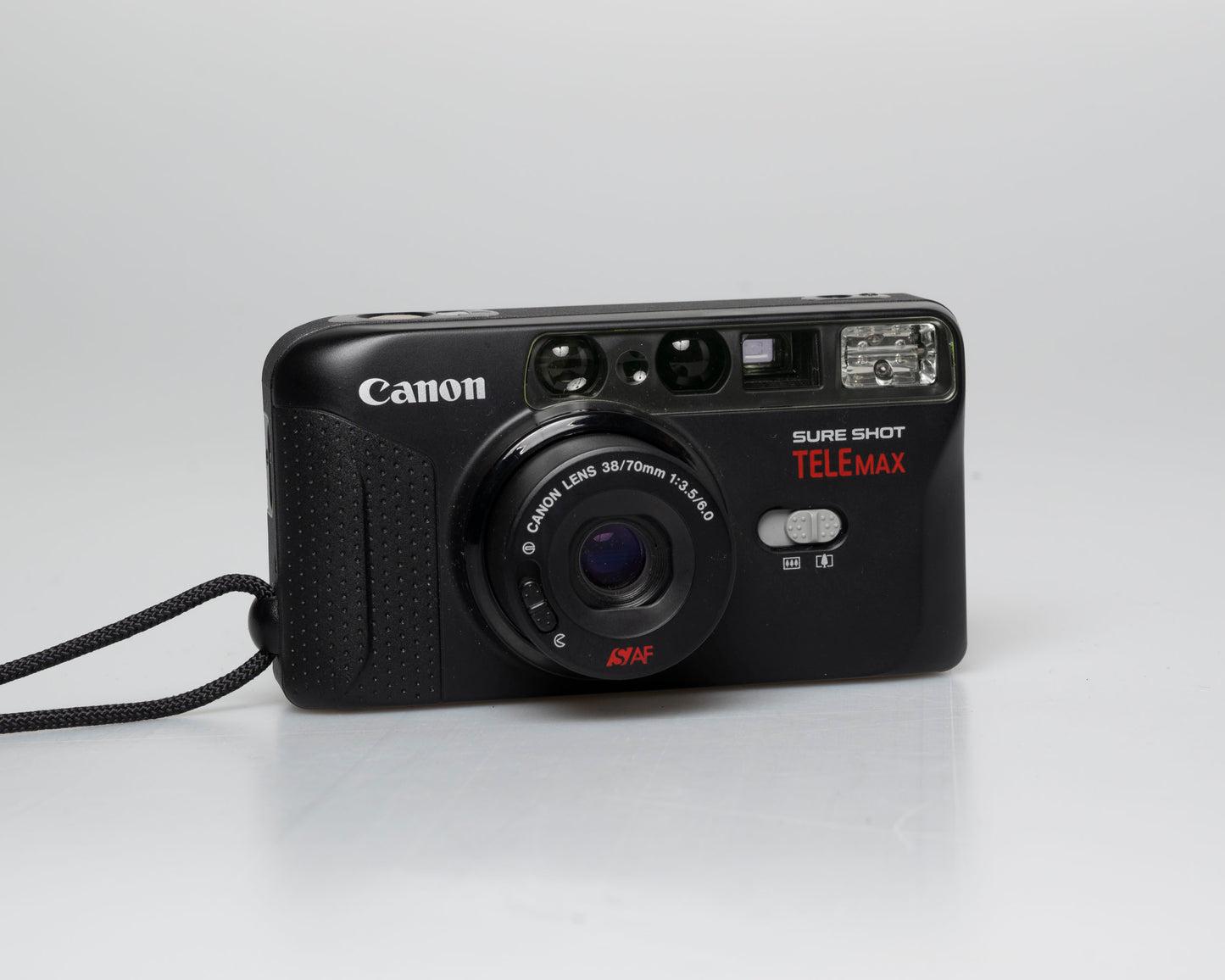 Canon Sure Shot Tele Max 35mm film camera w/ case (serial 6759851) | film🎞tested