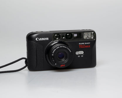 Canon Sure Shot Tele Max 35mm film camera w/ case (serial 6759851) | film🎞tested