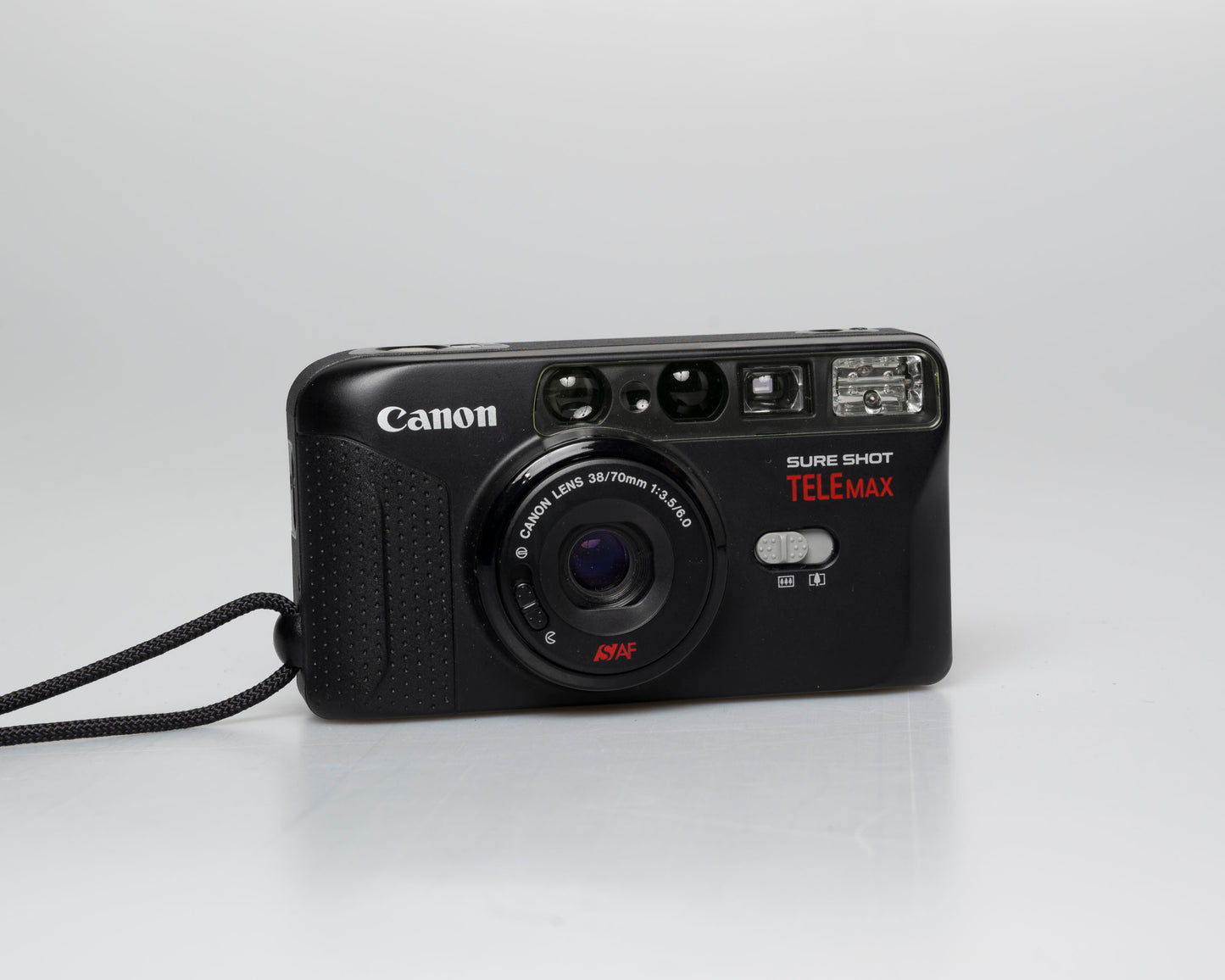 Canon Sure Shot Tele Max 35mm film camera w/ case (serial 6759851) | film🎞tested