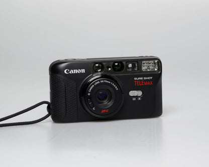 Canon Sure Shot Tele Max 35mm film camera w/ case (serial 6759851) | film🎞tested