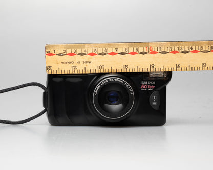Canon Sure Shot 80 Tele 35mm camera w/ case (serial 9413109)