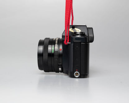 Canon T50 side