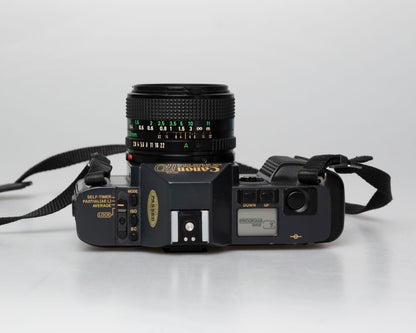 Canon T70 35mm SLR with FD 28mm f2.8 lens (serial 1989948) | film🎞tested
