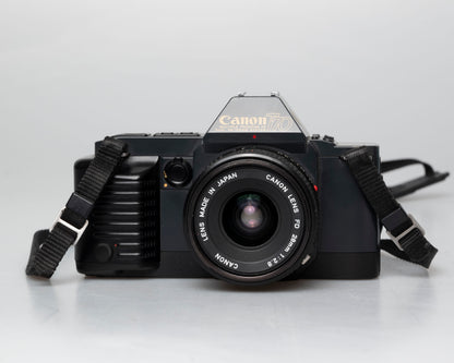 Canon T70 35mm SLR with FD 28mm f2.8 lens (serial 1989948) | film🎞tested