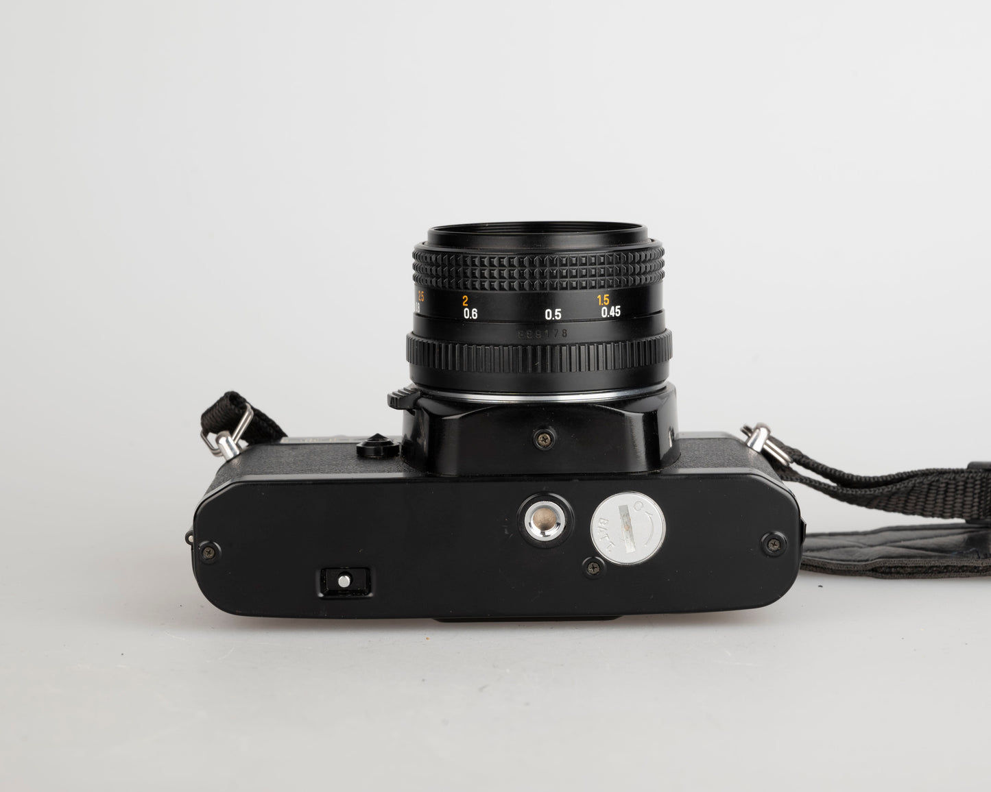 Chinon CM-4s 35mm film SLR camera w/ 50mm f1.9 lens + ever-ready case (serial 359792)