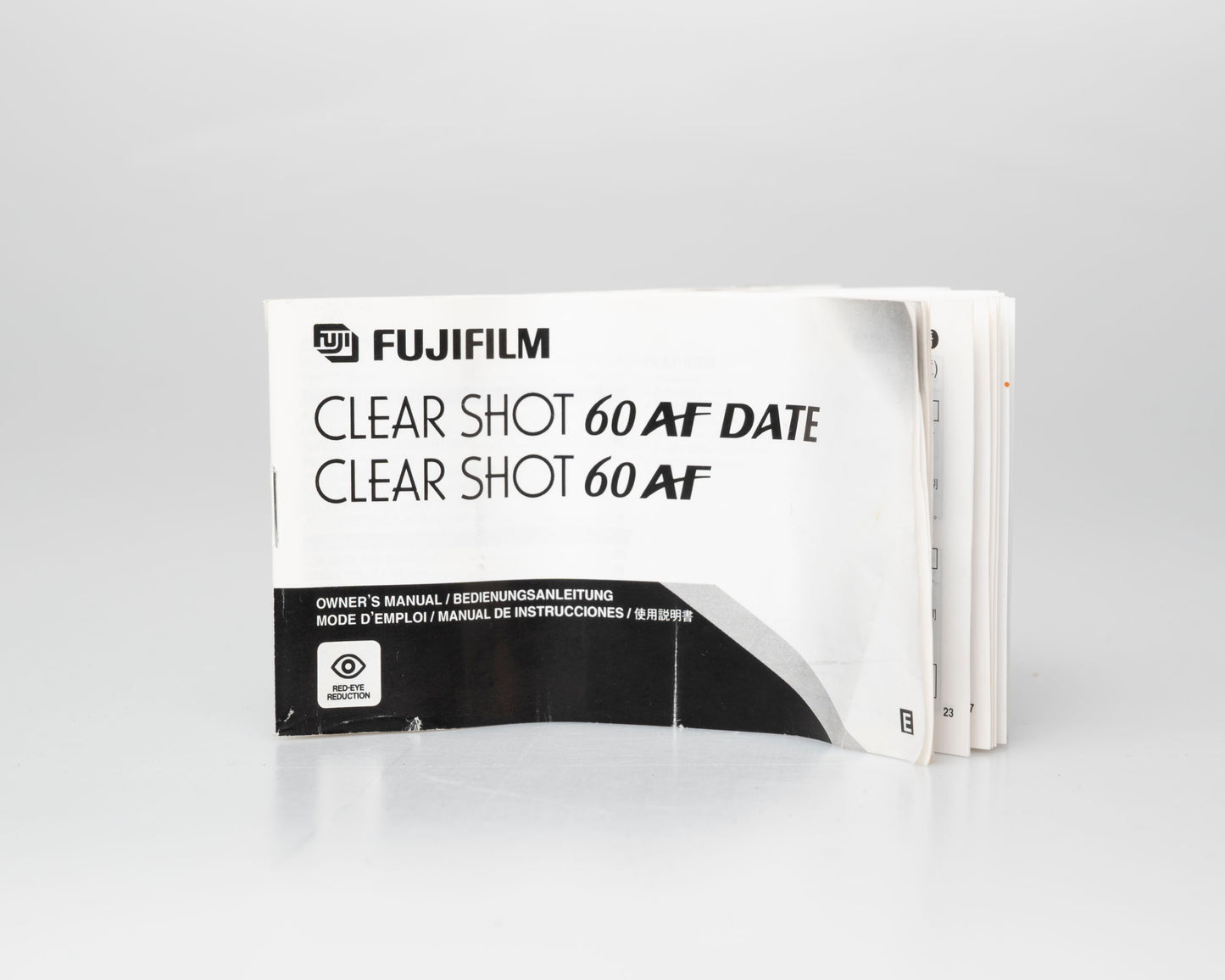 Fujifilm Clear Shot 60 AF 35mm film camera w/ manual (serial 4329775)