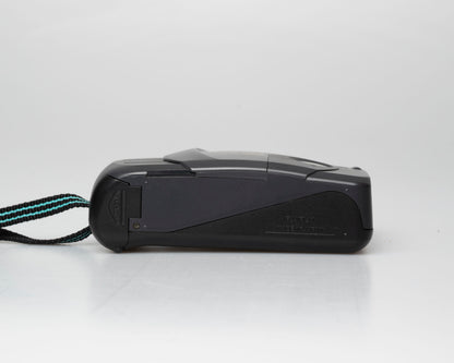 Fujifilm Clear Shot Plus 35mm film camera (w/ black and turquoise strap)