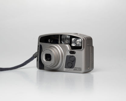 Fuji Discovery S290S Zoom 35mm point-and-shoot camera; right angle