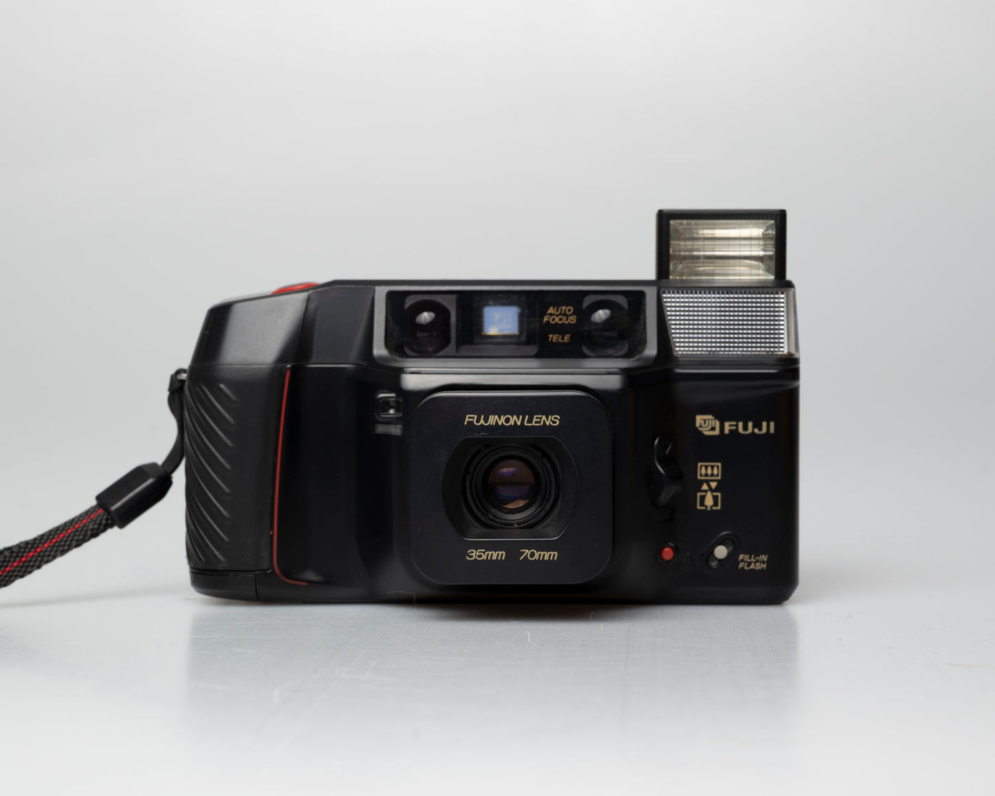 Fuji DL-400 Tele dual lens 35mm camera (serial 31100107)