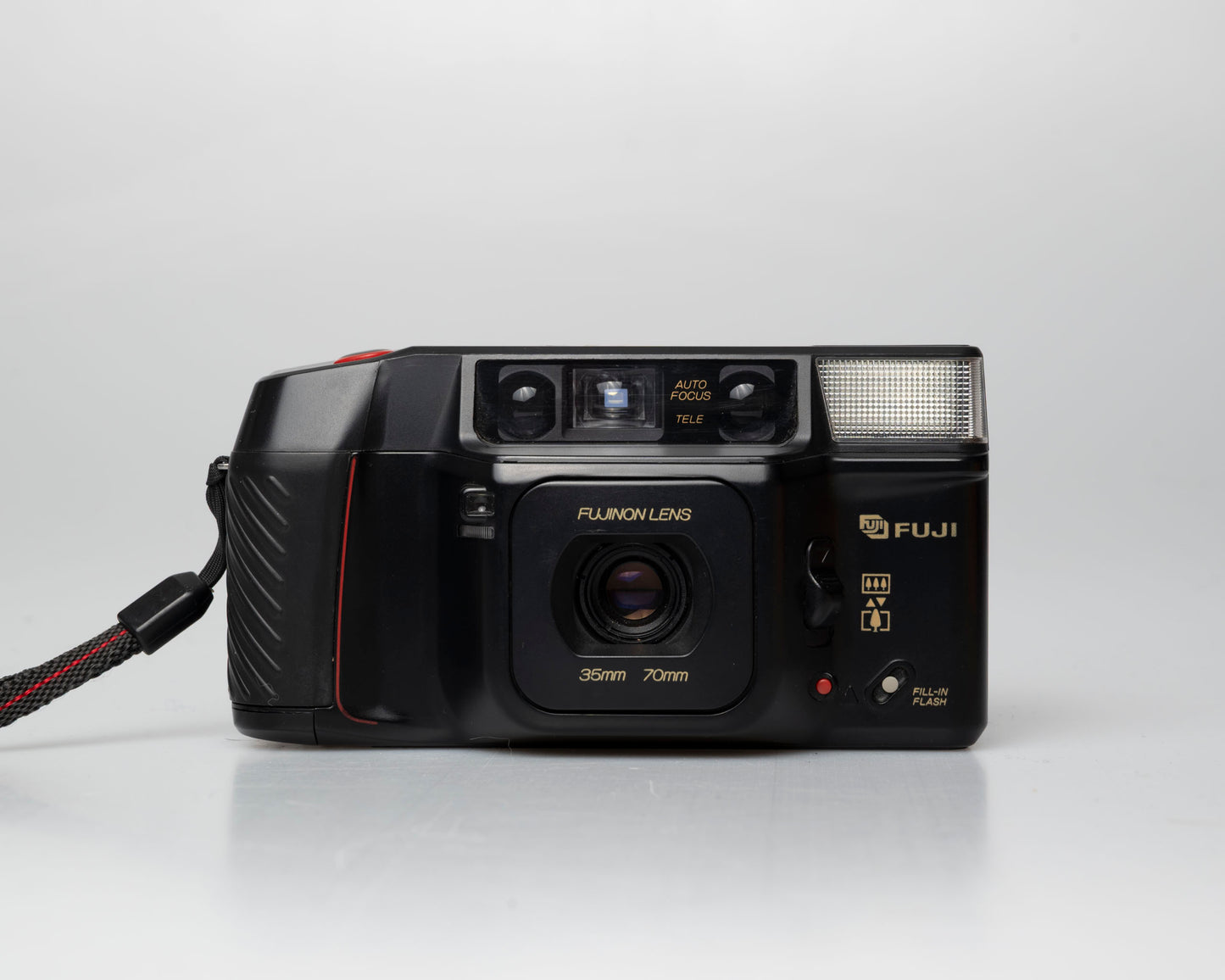 Fuji DL-400 Tele dual lens 35mm camera (serial 31100107)