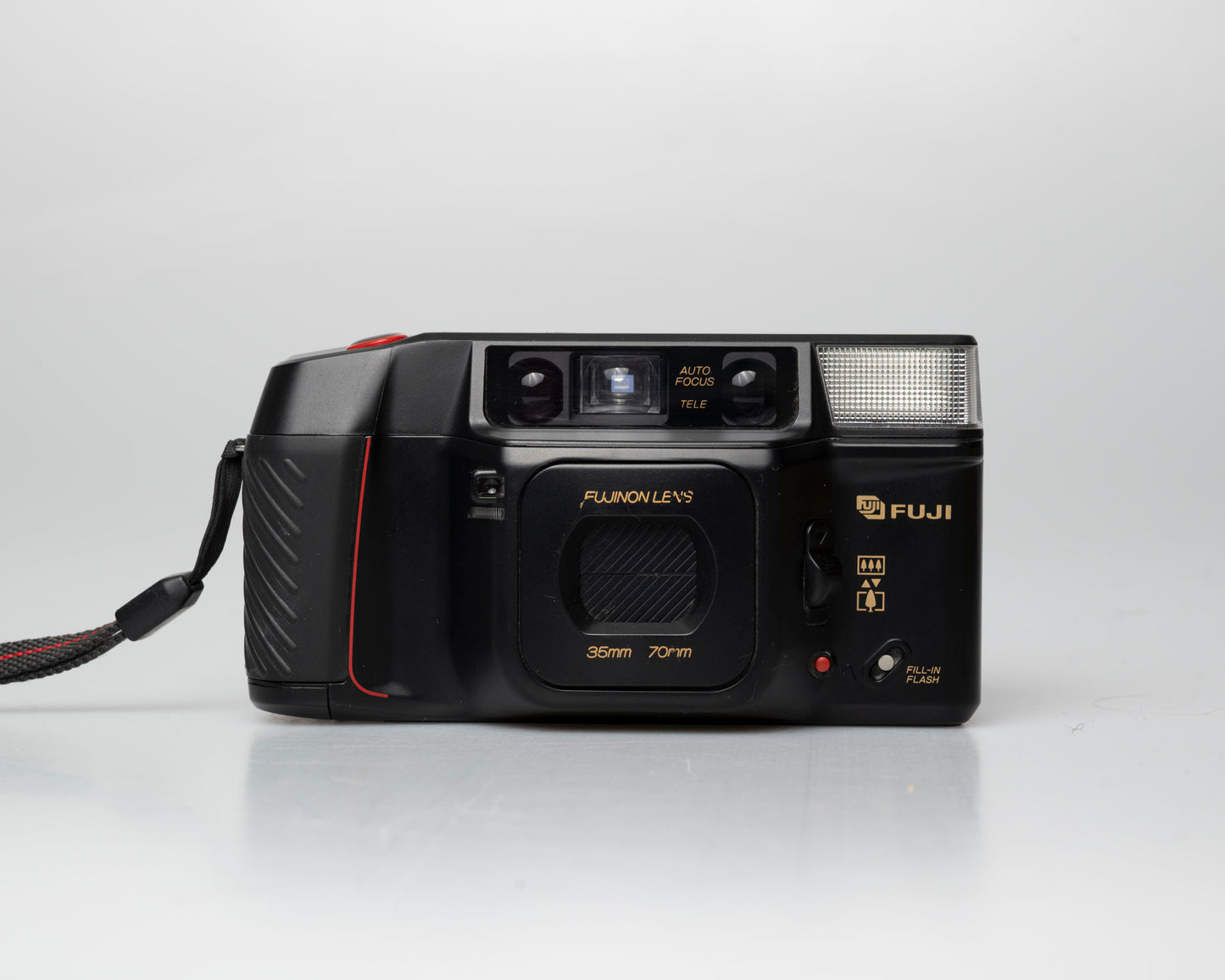 Fuji DL-400 Tele dual lens 35mm camera (serial 50400129)
