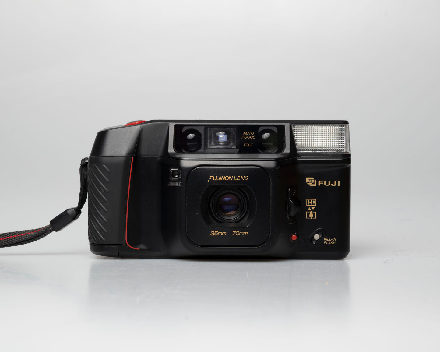 Fuji DL-400 Tele dual lens 35mm camera (serial 50400129)