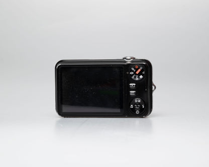 Fujifilm Finepix JV100 digicam w/ 12 MP CCD sensor + battery + charger + 8GB SD card (serial08607054)