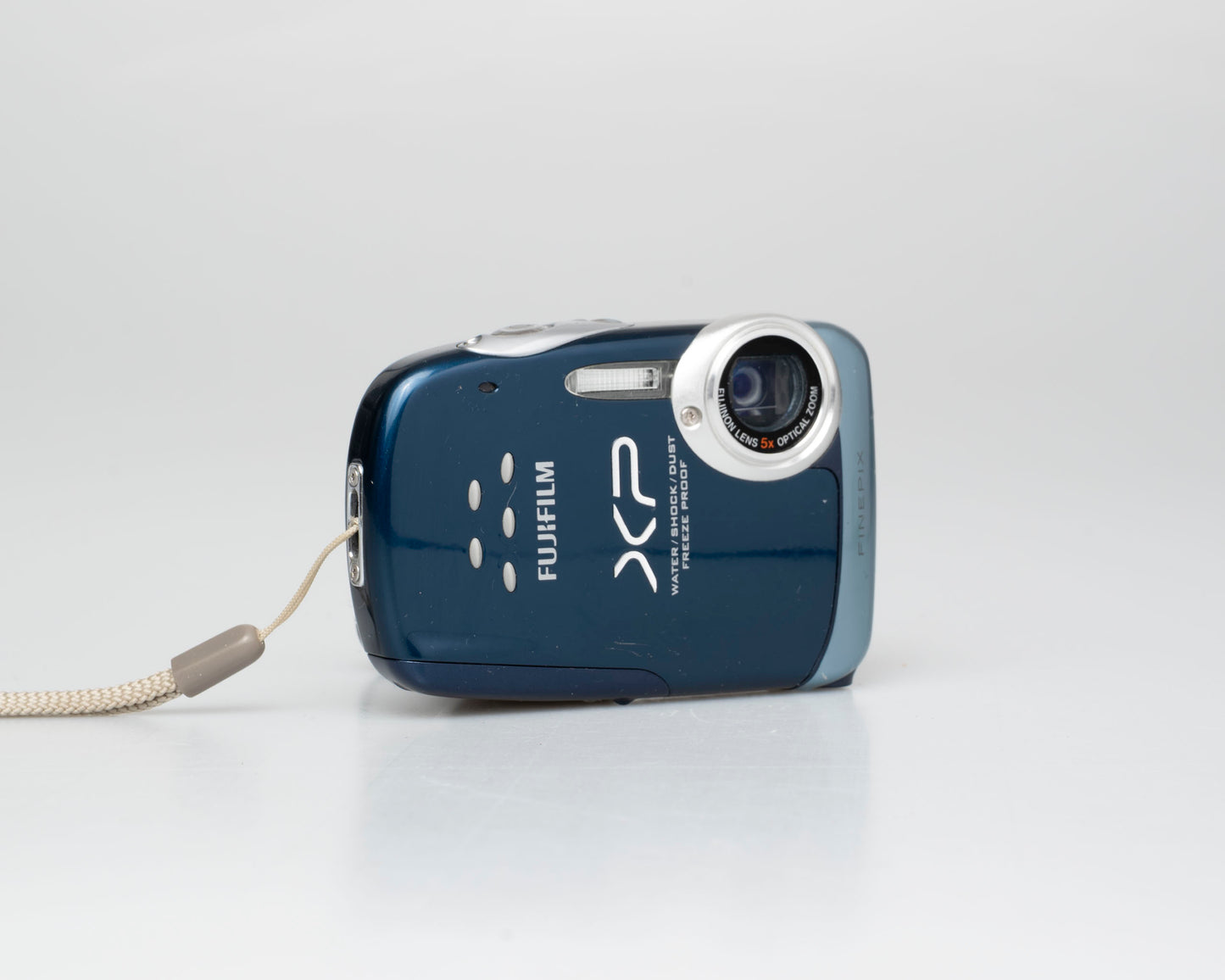 Fujifilm Finepix XP10 waterproof digicam w/ 12 MP CCD sensor + battery + charger + 8GB SD card (serial OSC21004)