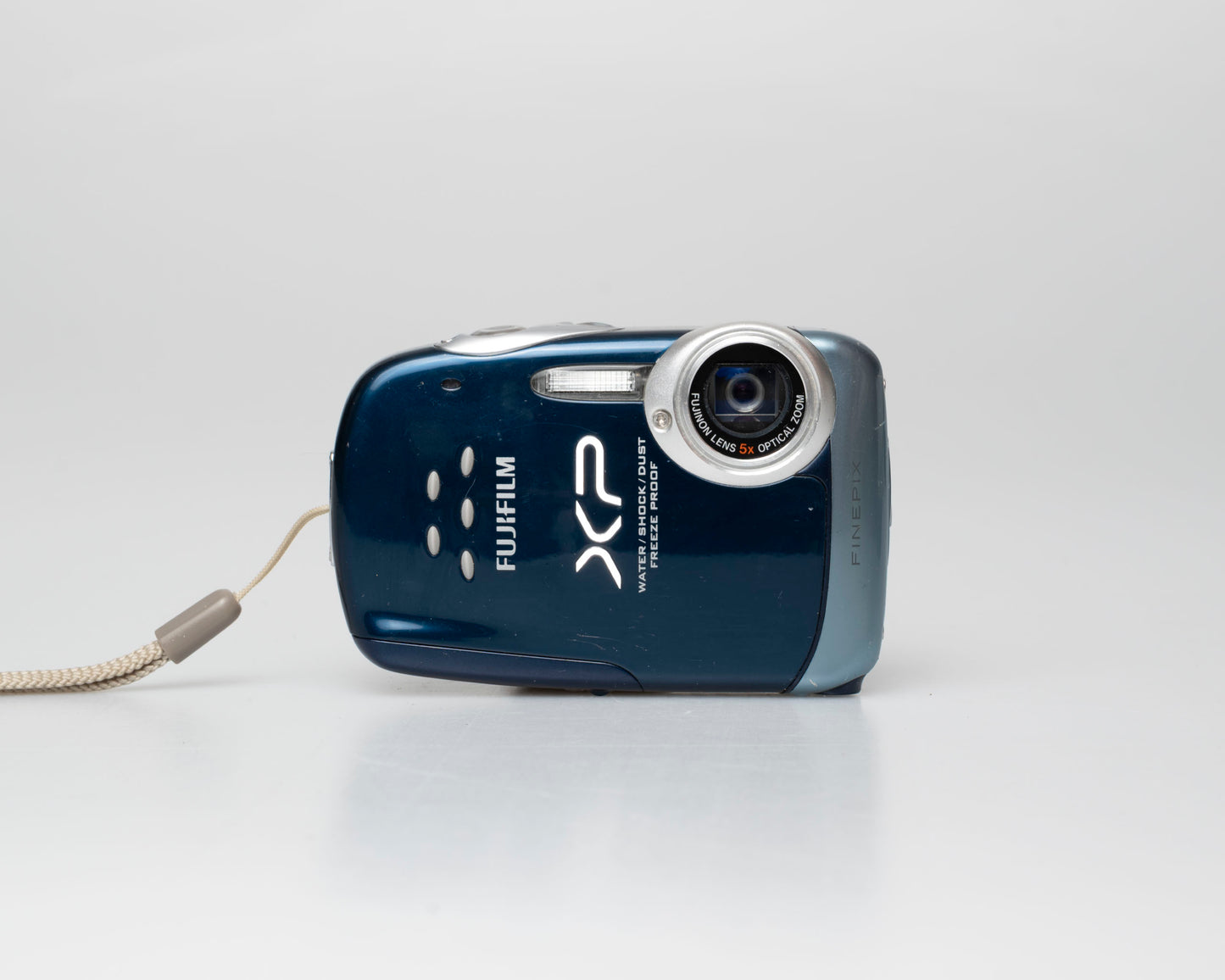 Fujifilm Finepix XP10 waterproof digicam w/ 12 MP CCD sensor + battery + charger + 8GB SD card (serial OSC21004)