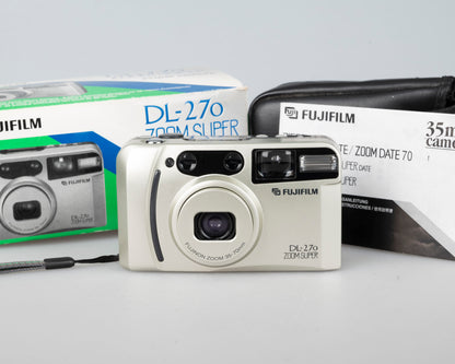 Appareil photo Fujifilm DL-270 Zoom Super 35 mm avec boîte, étui et manuel (série 4990959)