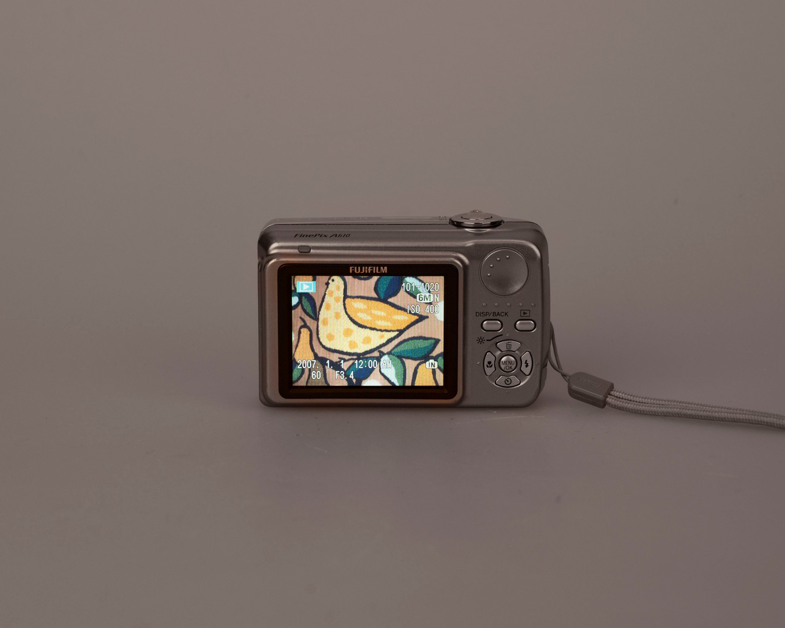 Fujifilm Finepix A610 6.3 MP CCD sensor digicam (uses AA batteries