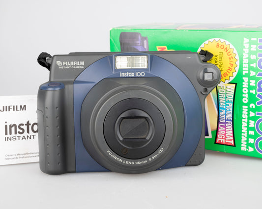 Fujifilm Instax Wide 100 instant camera w/ original box and manual