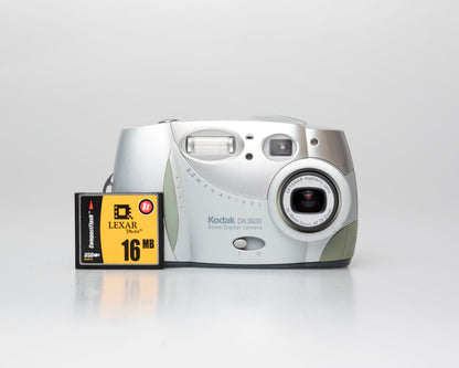 Kodak DX3600 appareil photo numérique 2,2 mégapixel avec carte CF de 16 Mo