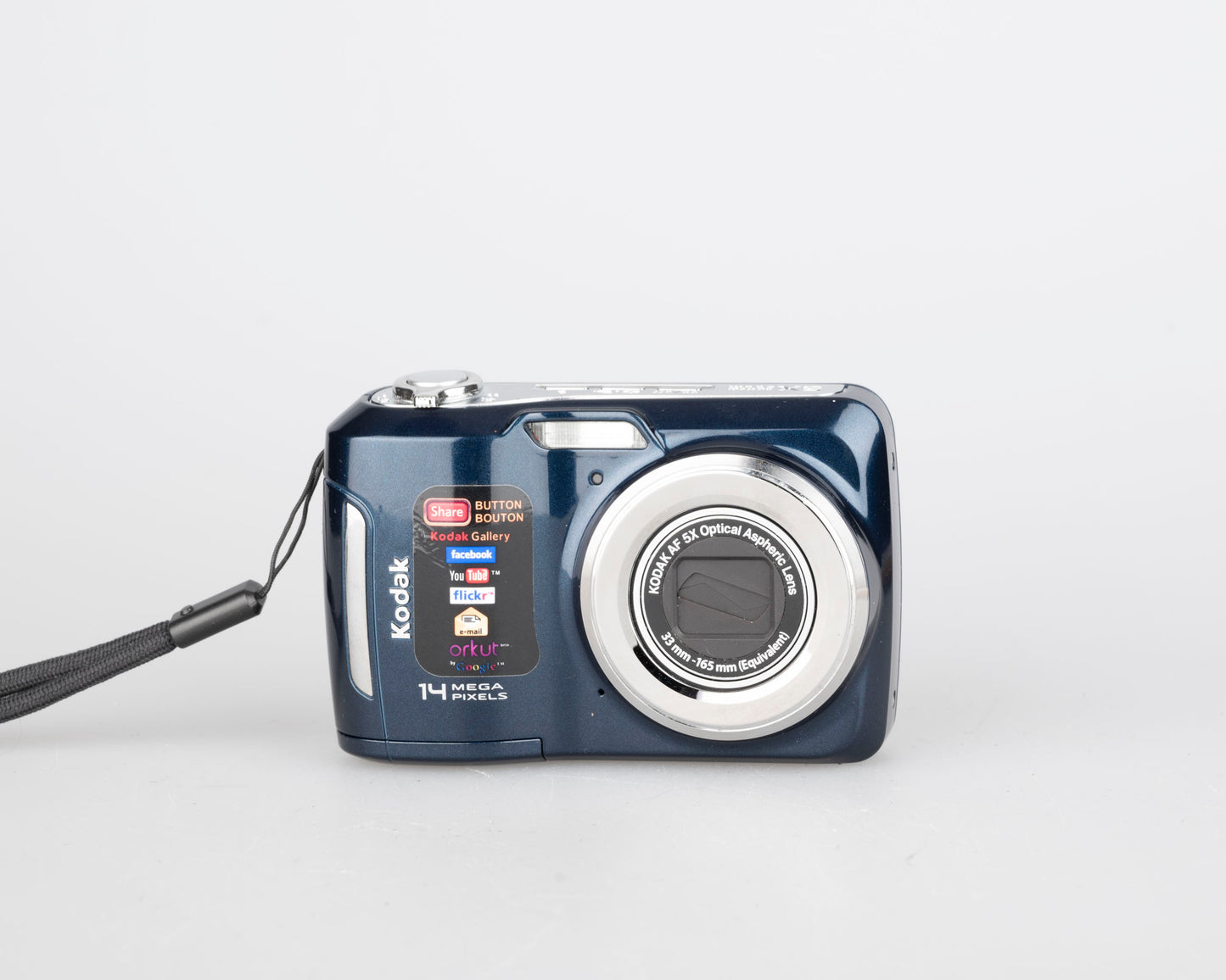 Appareil photo numérique Kodak Easyshare C195 avec capteur CCD 14 MP (utilise des piles AA et des cartes mémoire SD)