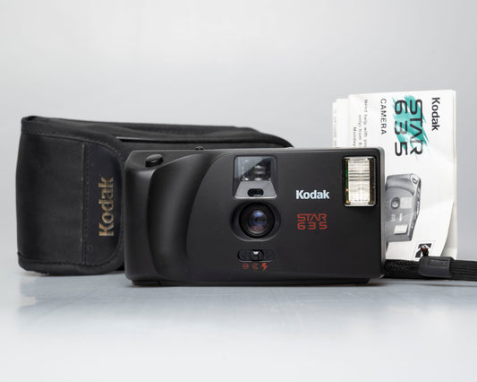 Appareil photo Kodak Star 635 35mm avec étui + manuel (numéro de série 50612978)