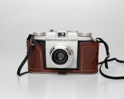 Kodak Pony IV 35mm camera w/ case (serial 142079)