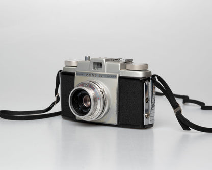 Kodak Pony IV 35mm camera w/ case (serial 142079)
